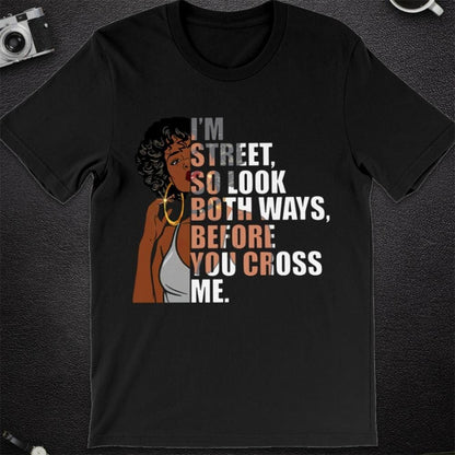 Camisetas afroamericanas, soy la mujer negra de la calle, orgullo, mes de la historia