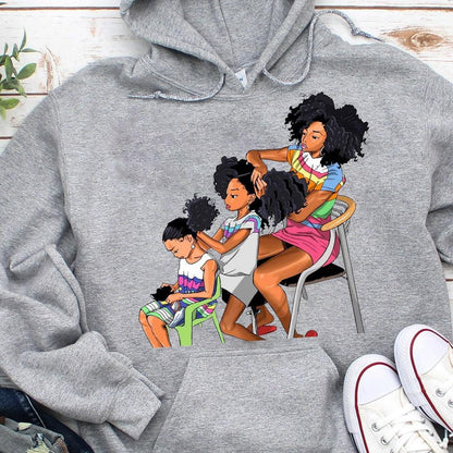Camiseta afroamericana, divertida reunión familiar, poder, orgullo, cultura