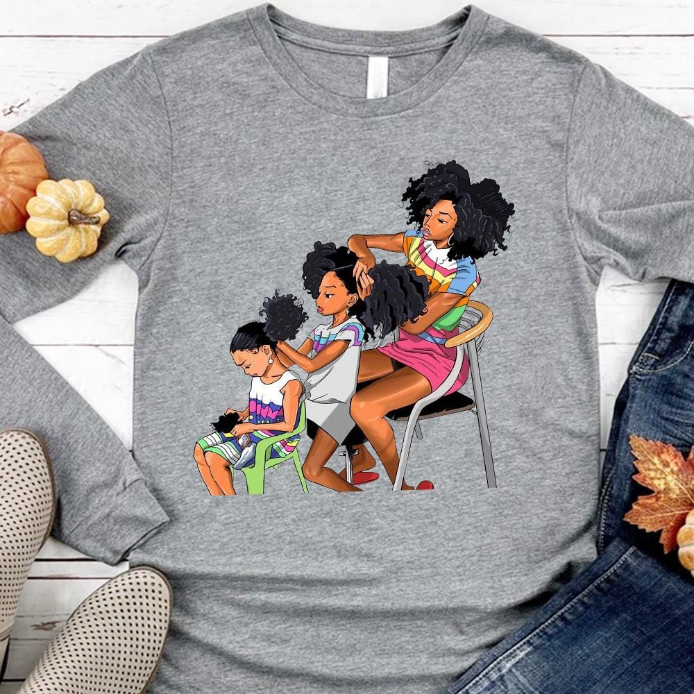 Sudadera con capucha y camiseta afroamericanas con la divertida reunión familiar Power Pride Culture