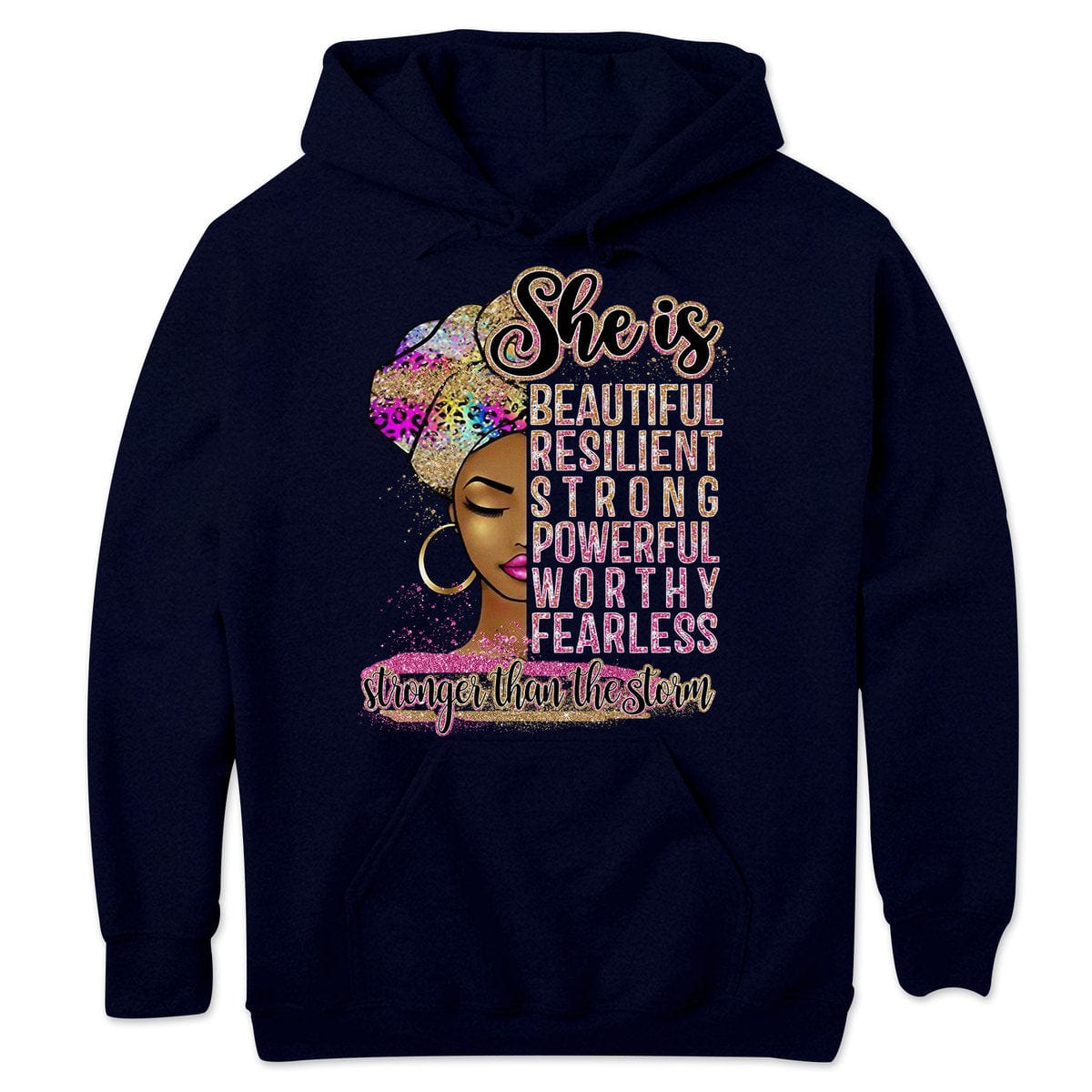 Camisetas afroamericanas, ella es hermosa, resistente y fuerte, mujer afro negra