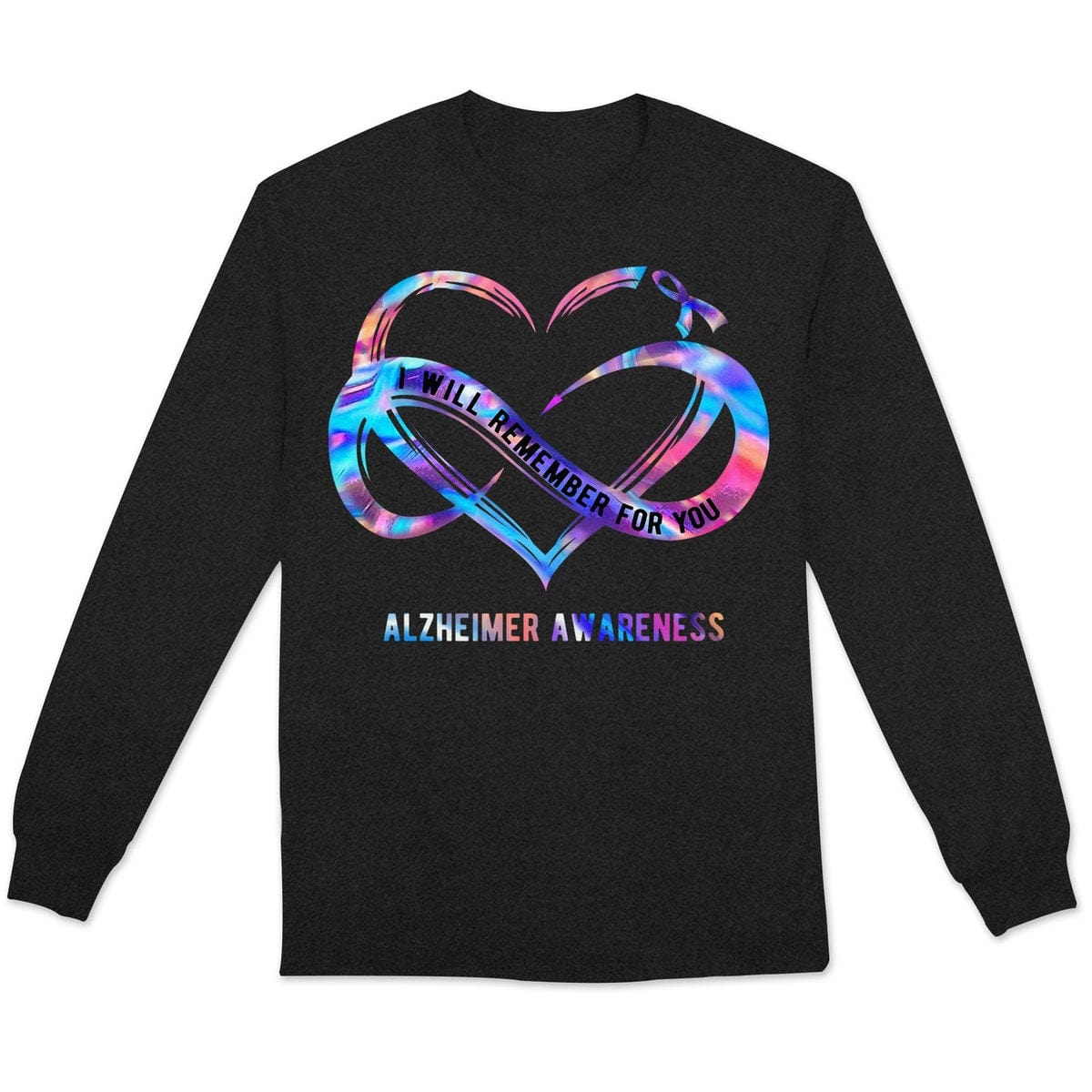 Lo recordaré por ti con corazón infinito, camiseta de concienciación sobre el Alzheimer
