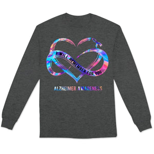 Te recordaré con corazón infinito, sudadera con capucha y camiseta para personas con Alzheimer