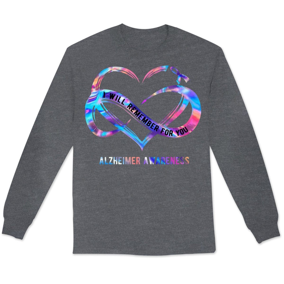Lo recordaré por ti con corazón infinito, camiseta de concienciación sobre el Alzheimer