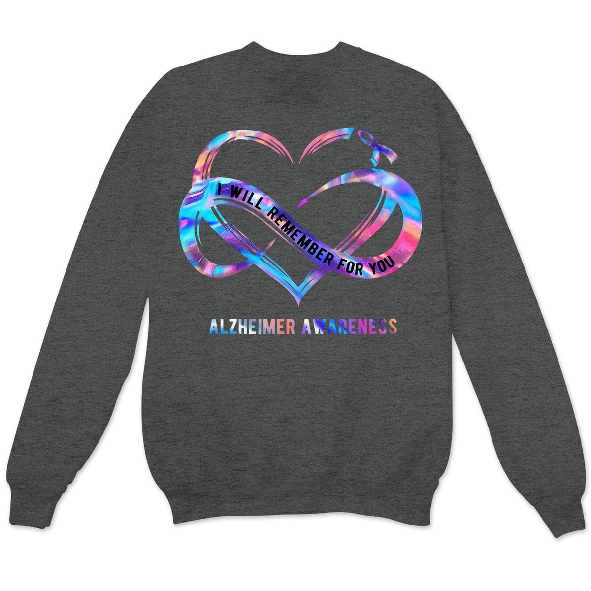 Lo recordaré por ti con corazón infinito, camiseta de concienciación sobre el Alzheimer