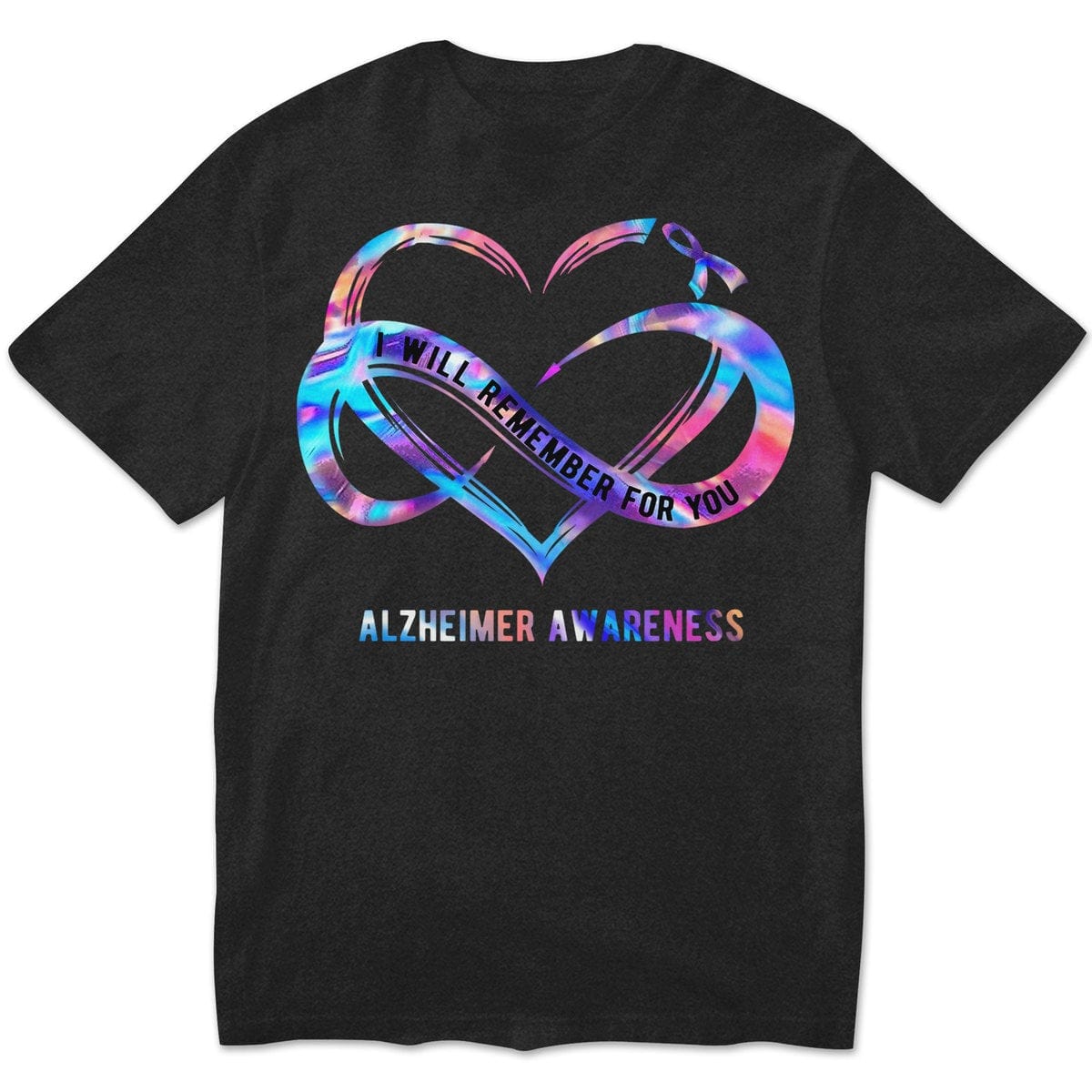 Lo recordaré por ti con corazón infinito, camiseta de concienciación sobre el Alzheimer