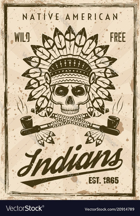 Native American Poster, Canvas