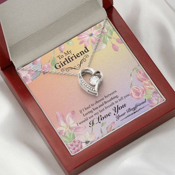 Collar con el amor eterno de mi novia: usaría mi último aliento para decirte que te amo de parte de tu amado novio