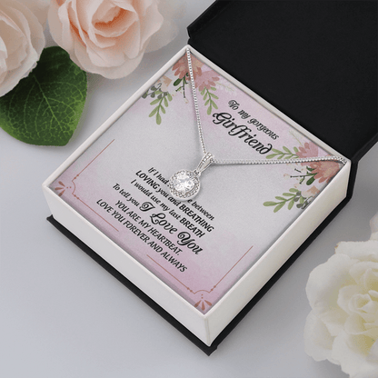 Para mi hermosa novia: si tuviera que elegir entre amarte y respirar, usaría mi último aliento para decirte que te amo.