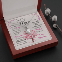 To My Mom Necklace From Son - I Will Always Be Your Little Boy And You Will Be My Loving Mother Eternal Hope Necklace