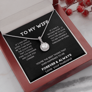 To My Wife Necklace From Husband - You're The Best Thing That Ever Happened To Me