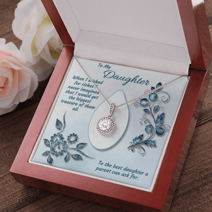 Para mi hija, collar eterno, regalos de joyería: cuando pedí riquezas, nunca imaginé que obtendría el tesoro más grande de todos