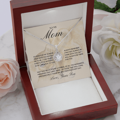 To My Mom Necklace From Son - Always Remember I May Not Always Be There With You But I Will Always Be There For You