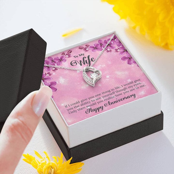 To My Wife Necklace Happy Anniversary - Would You Realized How You Are To Me
