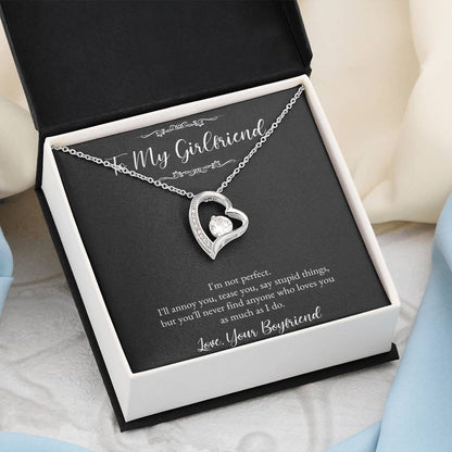 Collar para mi novia: nunca encontrarás a alguien que te ame tanto como yo