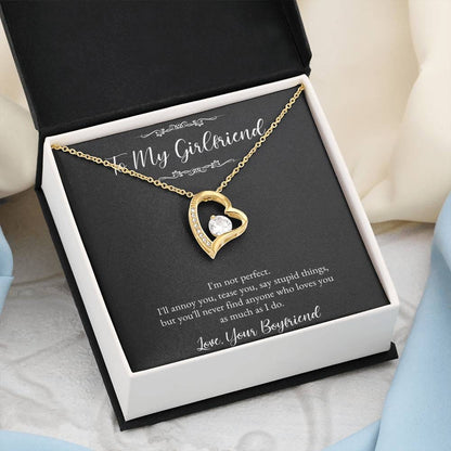Collar para mi novia: nunca encontrarás a alguien que te ame tanto como yo
