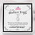 To My Badass Wife Alluring Beauty Necklace - Whenever You Feel Inadequate, Unworthy Or Unloved Remember Whose Queen You Are
