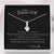 To My Gorgeous Wife Alluring Beauty Necklace - You Are My Love, My Friend My Sweatheart My All