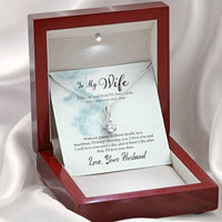 To My Wife Alluring Beauty Necklace From Husband - I Choose You And I'll Choose You Over And Over And Over