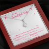 To My Beautiful Wife - Thank You For All The Good Time Together - Alluring Beauty Necklace