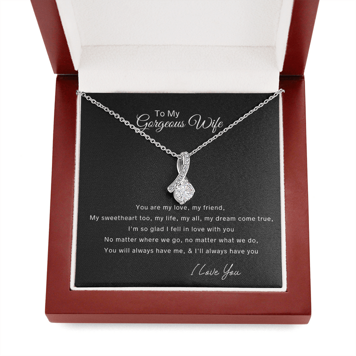 Para mi hermosa esposa, collar de belleza seductora: eres mi amor, mi amiga, mi corazón, mi todo