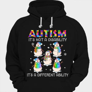 It's Not A Disability It's A Different Ability Christmas Autism Shirts