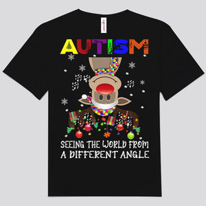 Seeing The World From A Different Angle Autism Shirts