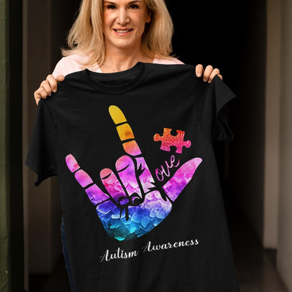 Peace Love Autism Shirts
