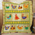 Cute Chicken Pattern Chicken Blanket