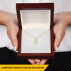 To My Beloved Wife Alluring Beauty Necklace - You Are The One For Me, My Soulmate, My Other Half