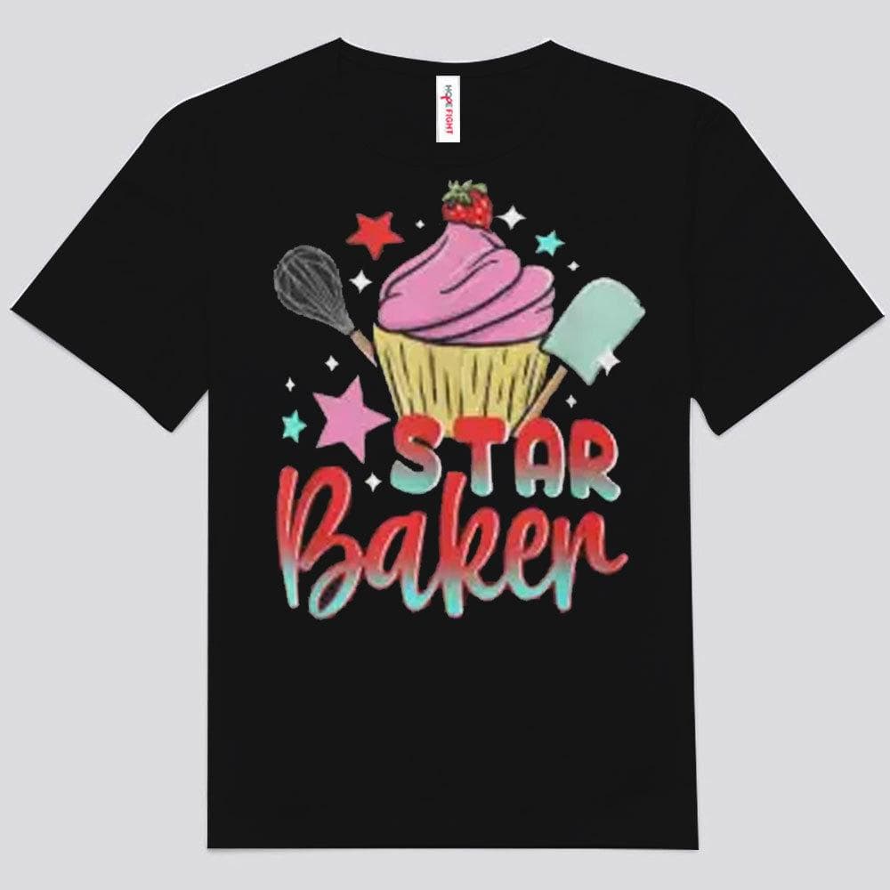 Camisetas de repostería de Star Baker
