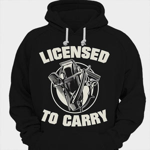 Licensed To Carry Barber Shirts