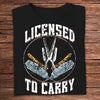 Licensed To Carry Barber Shirts