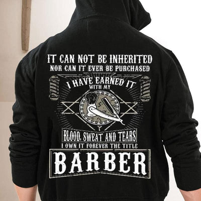 It Can Not Be Inherited Barber Shirts
