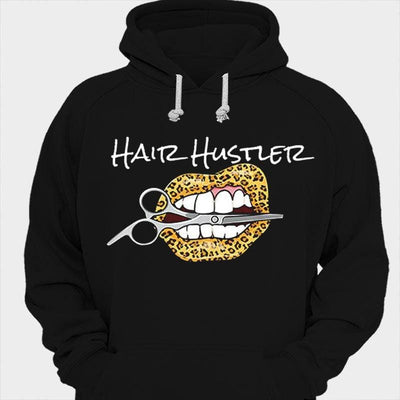 Hair Hustler Leopard Barber Shirts