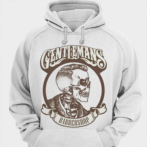 Gentlemans Barbershop Skull Barber Shirts