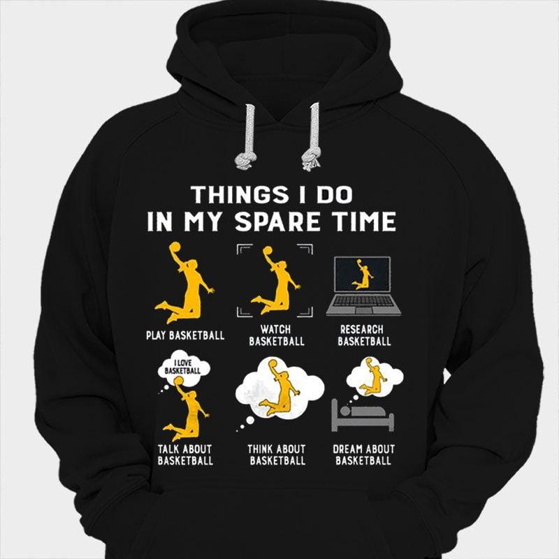 Cosas que hago en mi tiempo libre Camisetas de baloncesto