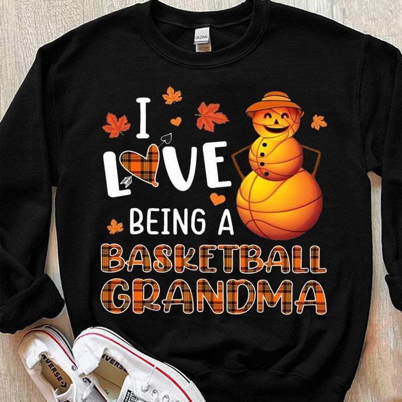 I Love Being A Basketball Grandma Shirts