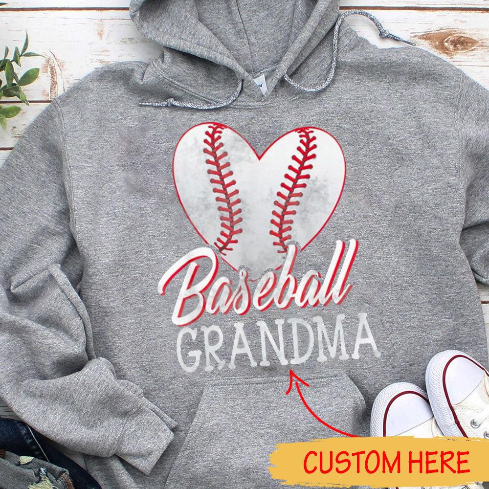 Baseball Grandma Personalized Shirt