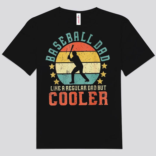 Soy un papá de béisbol como un papá normal, excepto que soy mucho más genial. Camisetas vintage
