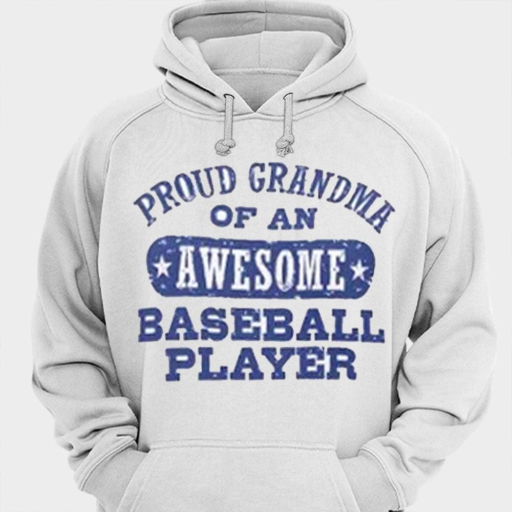 Camisetas de la orgullosa abuela de un jugador de béisbol increíble
