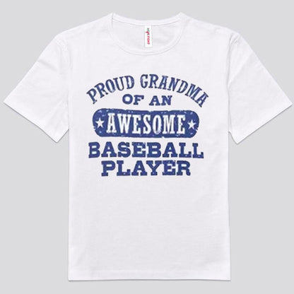 Camisetas de la orgullosa abuela de un jugador de béisbol increíble