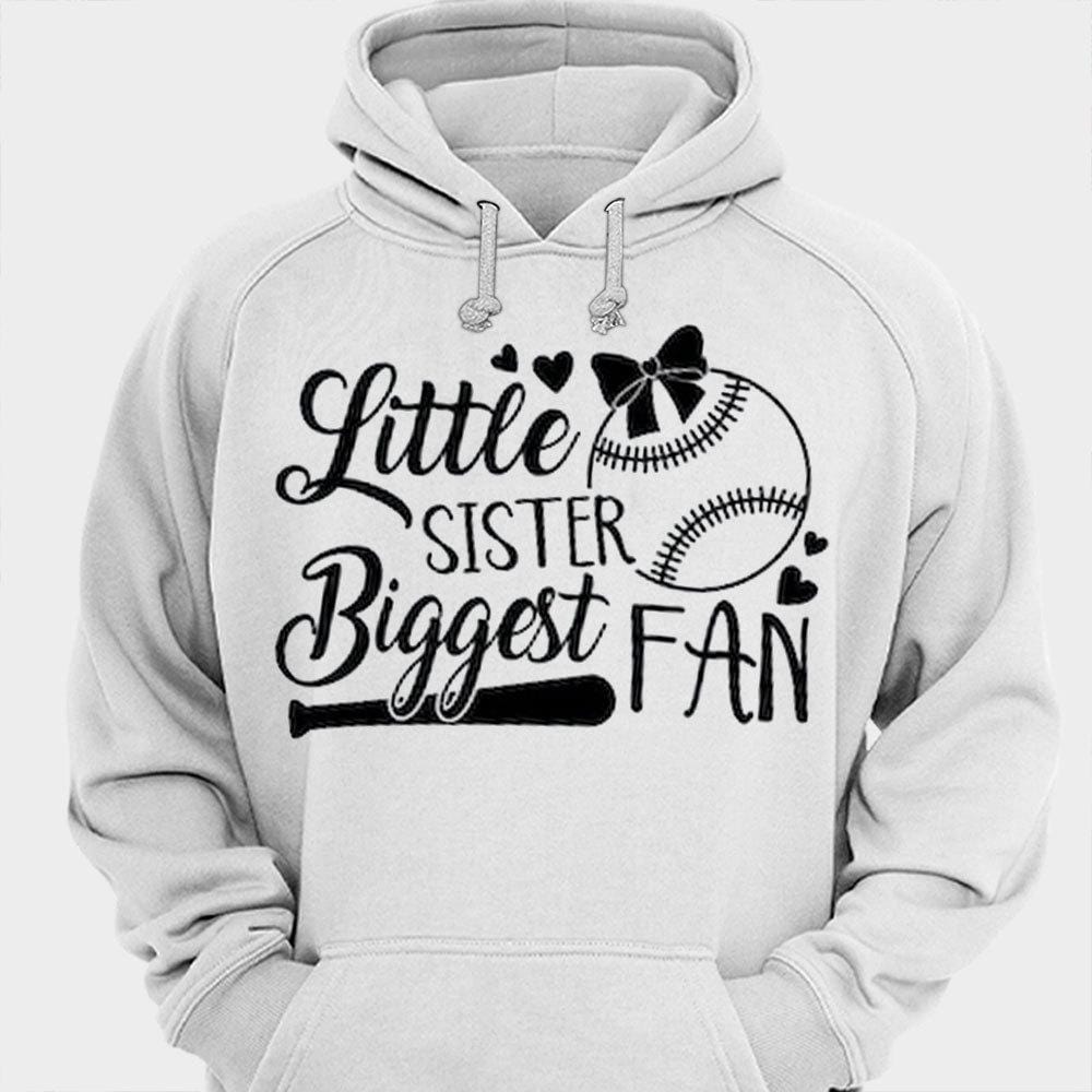 Camisetas de béisbol de la fanática más grande de la hermana pequeña