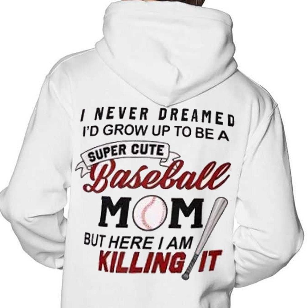 Camisetas de mamá de béisbol súper lindas
