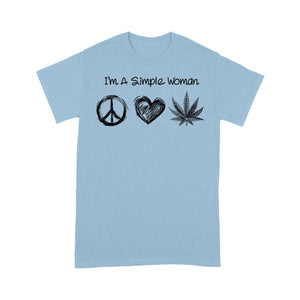 Soy Mujer Sencilla, Paz Amor, Camisetas Hippies