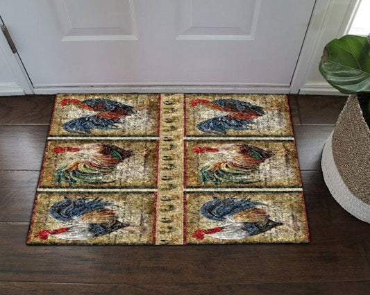 Chicken Pattern Chicken Doormat
