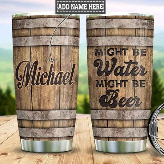 Podría ser agua, podría ser cerveza Vaso personalizado