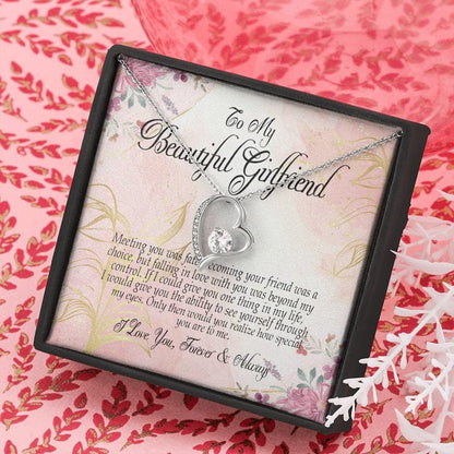 Collar para mi hermosa novia: conocerte fue el destino. Convertirme en tu amigo fue una elección, pero enamorarme de ti estuvo fuera de mi control.