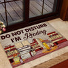 Do Not Disturb I'm Reading Book Doormat