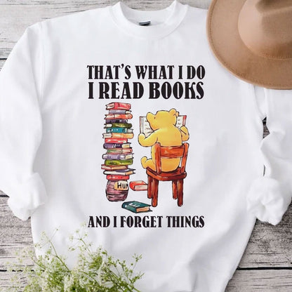 Eso es lo que hago Leo libros y olvido cosas Camisetas