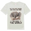 One Child One Teacher One Book One Open Can Change The World Owl Shirts